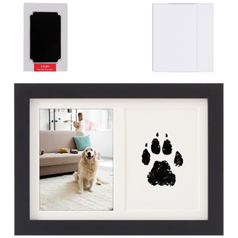 Cornice Ricordo Per Impronte Di Zampe Di Cani E Gatti Con Tampone Di Inchiostro Black - Foto 2