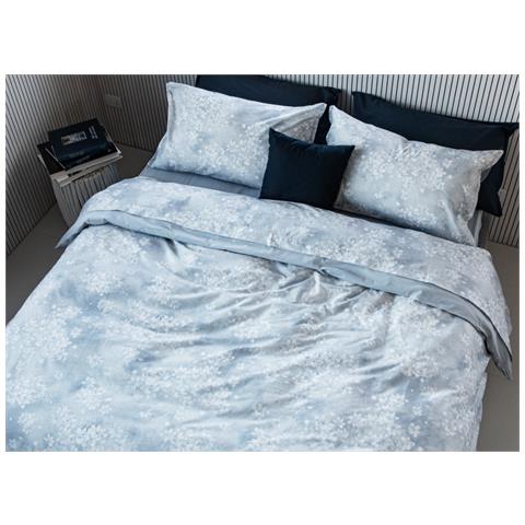 Copripiumino Doubleface In 100% Cotone Modello Les Uniques Dis. 2501 Matrimoniale Grigio 426 - Foto 1