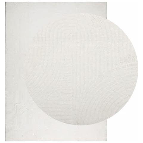 Lusso Casadino - Tappeto Iza A Pelo Corto Aspetto Scandinavo Crema 240x340 Cm - Foto 2