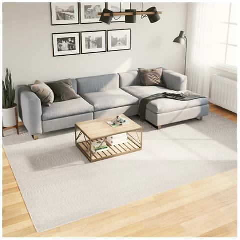 Lusso Casadino - Tappeto Iza A Pelo Corto Aspetto Scandinavo Crema 240x340 Cm - Foto 8