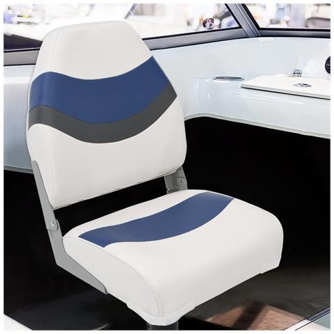 Set Sedile da Barca Pieghevole 4 pz con Schienale Alto - Foto 2