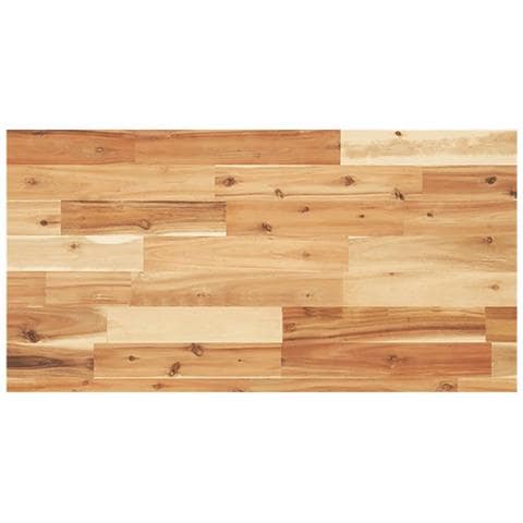 Ripiano a Parete 100x40x4cm Legno Massello Acacia Rifinito Olio - Foto 1