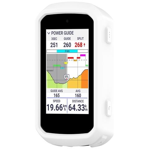 Custodia Protettiva In Silicone Bianca Compatibile Con Garmin Edge 850 E Edge 550 - Foto 2
