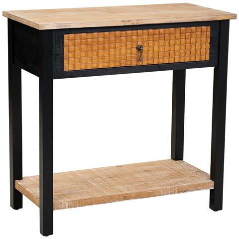 Mobile Da Ingresso In Legno Con 1 Cassetto E 1 Ripiano 80x38x82 - Foto 1