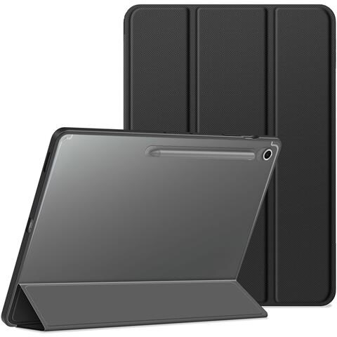 Cover per Galaxy Tab S10 FE+ - Pelle /PU, Nero - Foto 2