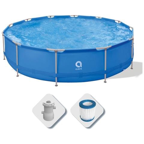 Piscina Tonda C /Struttura: Piscina, Pompa Filtro 530Gal C /Cartuccia 4.20M*84Cm - Foto 1