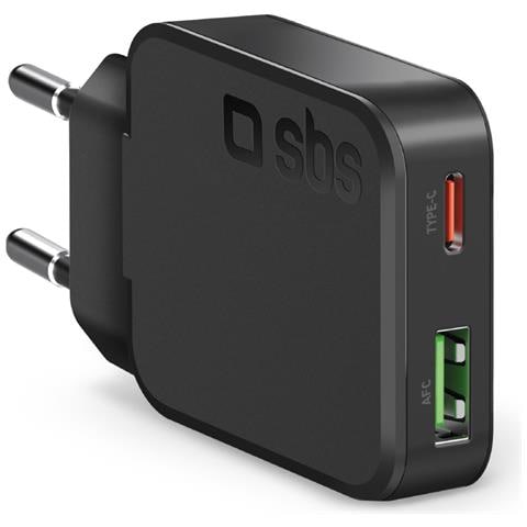 TETRGANUSBTC45SLIM Caricabatterie per dispositivi mobili Universale Nero AC Ricarica rapida Interno - Foto 1
