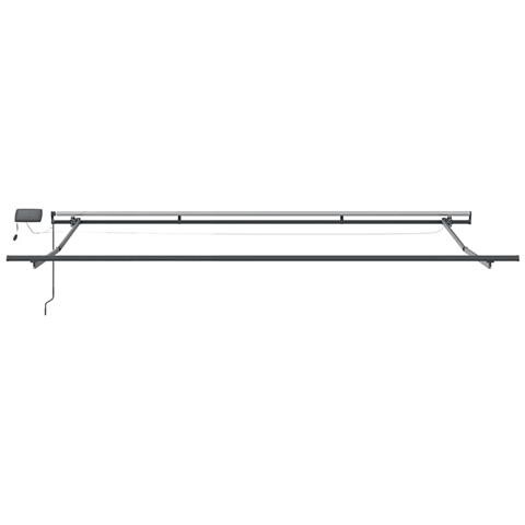 Tenda Retrattile Rosso e bianco 400 ×350 cm Tessuto - Foto 9