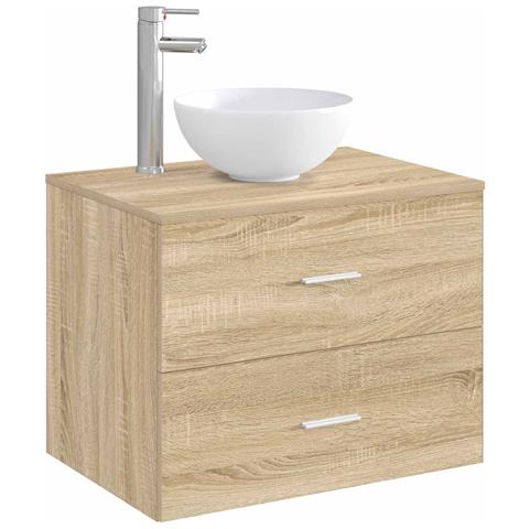 Lavabo da bagno Cromato 32 x 32 x 13 cm Metallo - Foto 2