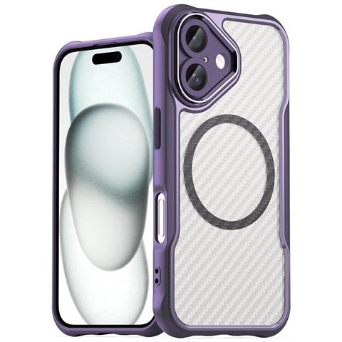 ""custodia In Silicone Per Iphone 16 Plus"" - Colore Viola - Foto 1