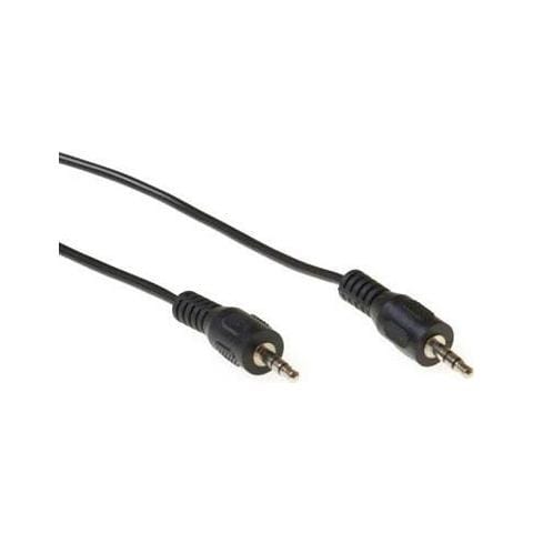 Cavo Audio ACT - Mini-phone - for Dispositivo audio - 1,50 m - 1 Pacco - 1 x Mini-phone Maschio Stereo Audio - 1 x Mini-phone Maschio Stereo Audio - Nero - Foto 2