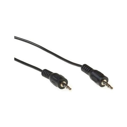 Cavo Audio ACT - Mini-phone - for Dispositivo audio - 1,50 m - 1 Pacco - 1 x Mini-phone Maschio Stereo Audio - 1 x Mini-phone Maschio Stereo Audio - Nero - Foto 1