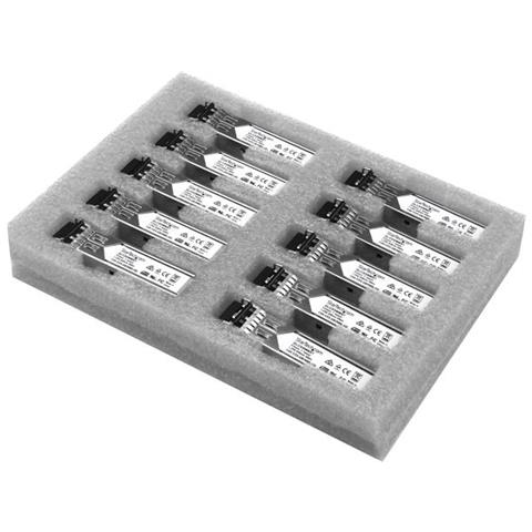 Modulo Ricetrasmettitore SFP in Fibra Gigabit - Compatibile con Cisco GLC-SX-MM - MM LC - 550m - Pacco da 10 - Foto 1