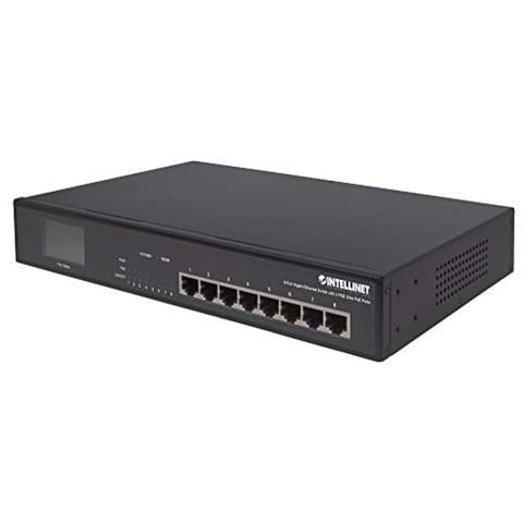 I-SWHUB POE-LCD8 - Gigabit Ethernet Switch 8 porte con 4 porte Ultra PoE e schermo LCD - Foto 1