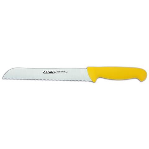 Serie 2900 - Coltello Pane - Lama Acciaio Inossidabile Nitrum 200 Mm - Manico Polipropilene Colore Giallo - Foto 1