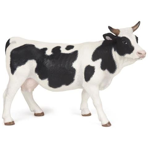 Mucca Figurina - Bianco E Nero - Foto 1