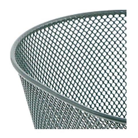 Cestino Anteriore Retinato Con Attacchi Nero Cm 30x38x18 - Foto 1