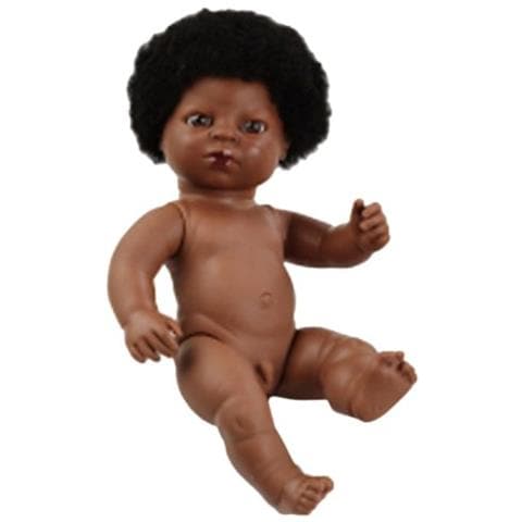 38 Centimetri Afro-caraibica Neonato Boy Doll - Foto 1