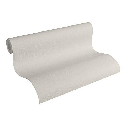 298287 - Carta Da Parati In Tessuto Non Tessuto""scandinavian Blossum"", Monocromatica, Colore: Grigio Ghiaia - Foto 1