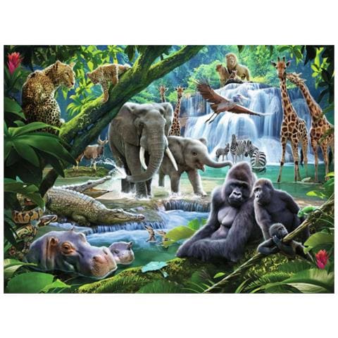 Puzzle 100 Pz. Animali Giungla - Foto 1