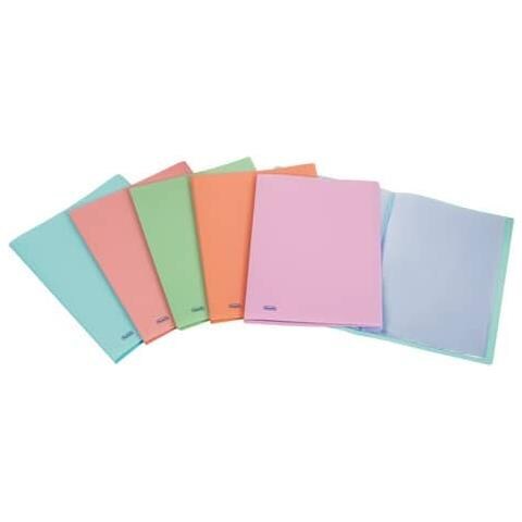 Portalistino A Fogli Fissi P@ stel 22x30 Cm 40 Buste Azzurro Azzurro - 400116621 - Foto 1