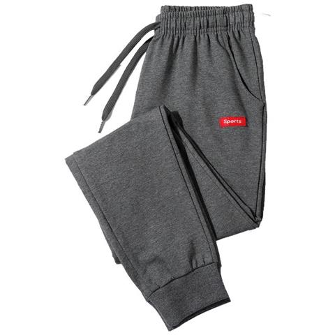 SLOWMOOSE - Cotone Nuovi Pantaloni Della Tuta Da Uomo Pantaloni Streetwear  Moda Matita Lino [ grigio-193 / 4xl] - ePRICE