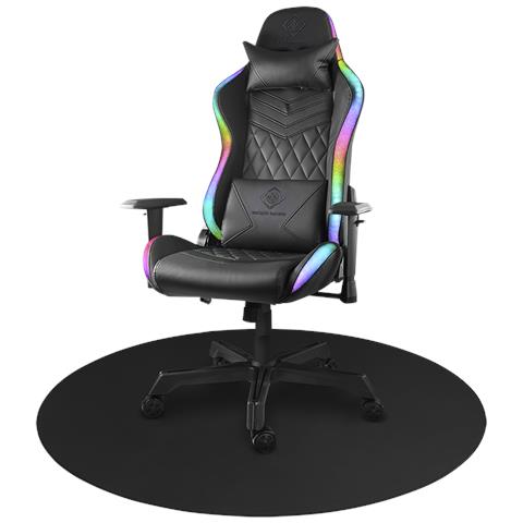 Gaming Dfp410 Tappetino Da Pavimento, 110x110cm, Nero - Foto 10