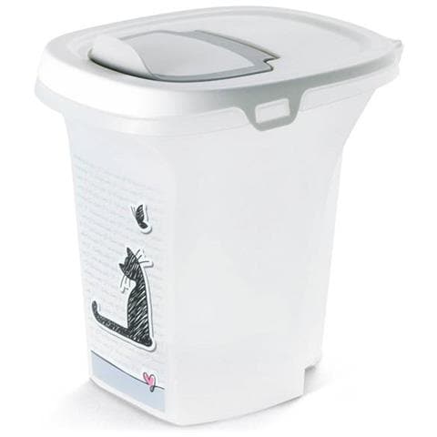 Dispenser Per Cibo In Plastica Per Cani E Gatti Linea Con Amore - Foto 1