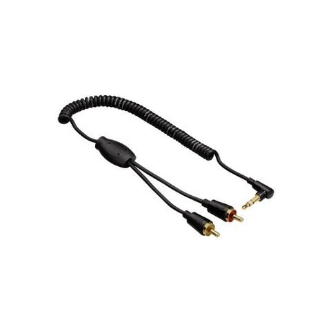0.75m 2 x RCA - 3.5mm m / m 0.75m 2 x RCA 3.5mm Nero cavo audio - Foto 1
