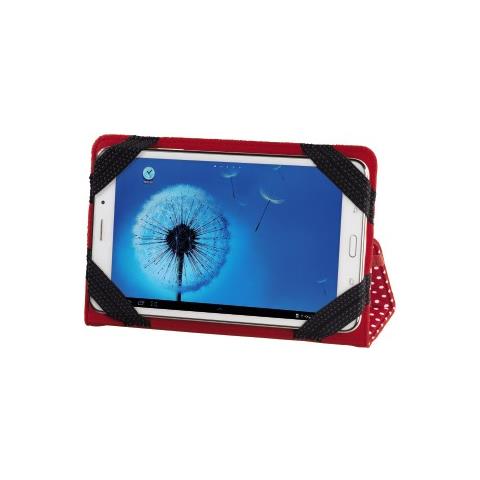 Polka Dot 8" Custodia a libro Rosso - Foto 3