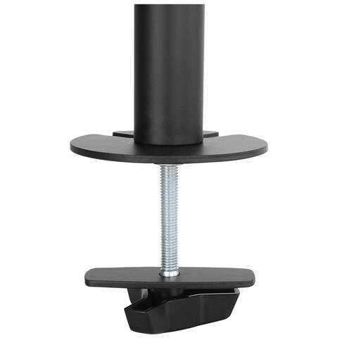 Supporto Da Scrivania Inclinabile E Orientabile Con Altezza Regolabile Per Monitor Con Portata 8kg E Vesa Fino A 100x100mm, Nero - Foto 2