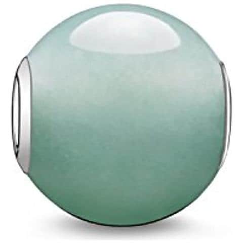 -perlina Da Donna In Argento Sterling 925 E Avventurina - Foto 1