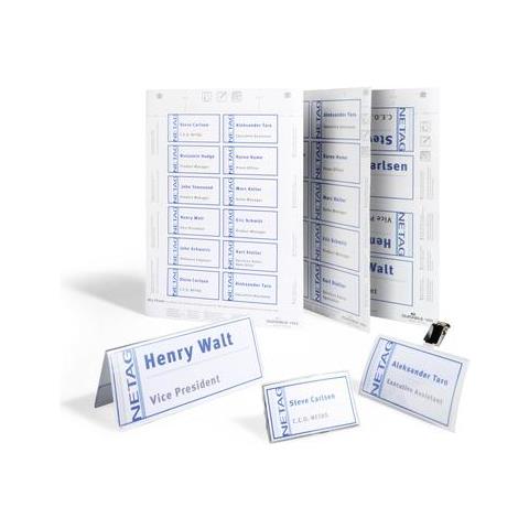 Badge Insert 60x90 Mm Bianco - Foto 2