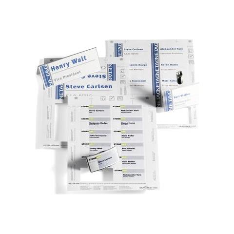 Badge Insert 60x90 Mm Bianco - Foto 3