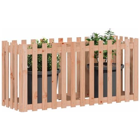Fioriera Rialzata Giardino Recinzione 150x50x70cm Legno Douglas - Foto 3