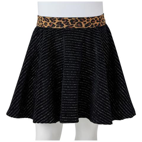 Gonna Da Bambina Con Vita Leopardata Nera 140 - Foto 8