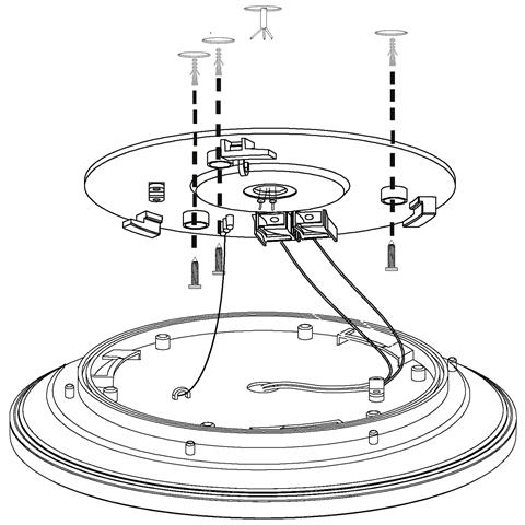 Plafoniera Contemporanea Kaoki In Policarbonato Bianco Led Integrato 15w 4000k - Foto 2