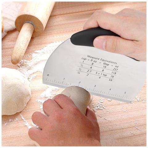 Raschietto Per Pasta Semicircolare In Acciaio Inossidabile Silver - Foto 4