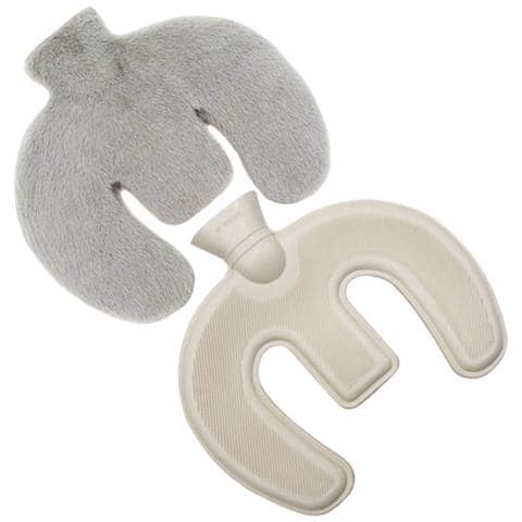 Set Di Borse Dell'acqua Calda A Forma Di U A Doppia Testa Lightgrey - Foto 3