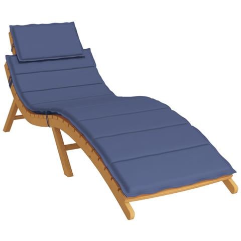 Cuscino Per Lettino Prendisole Blu Marino In Tessuto Oxford - Foto 3