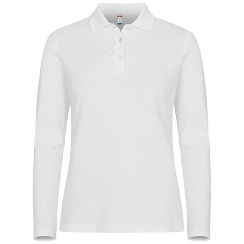 Stretch Premium Polo L /s Women Bianco S - Foto 1
