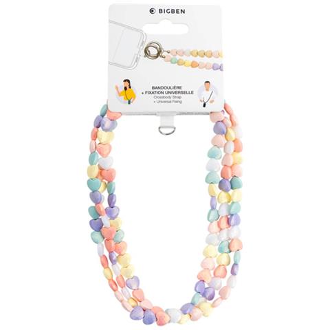 Tracolla Universale Per Smartphone Con Cuore Di Perla, Multicolore - Foto 5