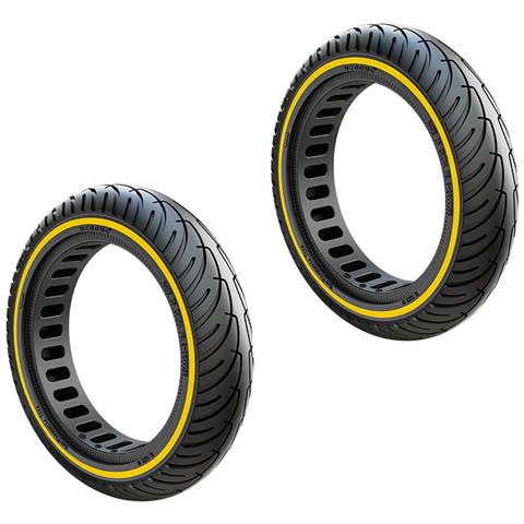 Pneumatico Solido A Nido D'ape Per Monopattini Elettrici Da 8,5 Pollici Yellow - Foto 4