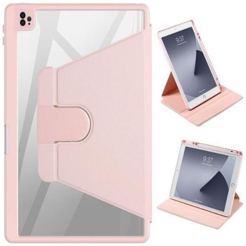 Custodia Rotante Per Ipad Air4 11"" Rosa Con Supporto Per Stilo - Eleganza E Funzionalità! - Foto 1