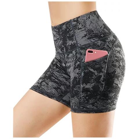 Pantaloncini A Compressione - Perfetti Per Yoga E Fitness Grey Xl - Foto 2