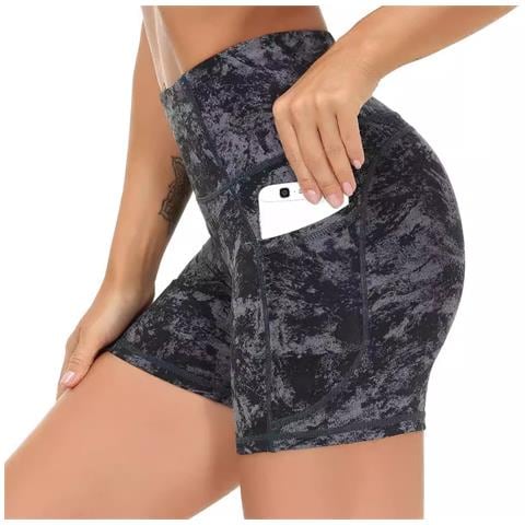 Pantaloncini A Compressione - Perfetti Per Yoga E Fitness Grey Xl - Foto 1