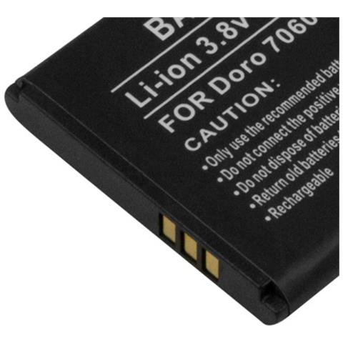 Batteria Per Doro 7070 / 7060 / 7050 Li-ion 3.8v 1350mah 5.1wh Ref Dbs-1350a - Foto 3