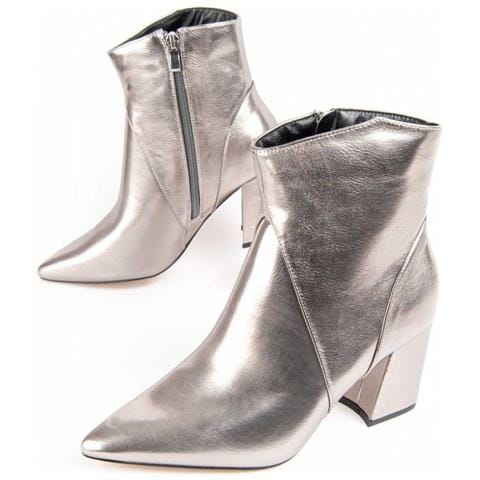 Stivale Con Tacco Cacera3 Grigio Grigio Materiale Sintetico E Tessile - Foto 1