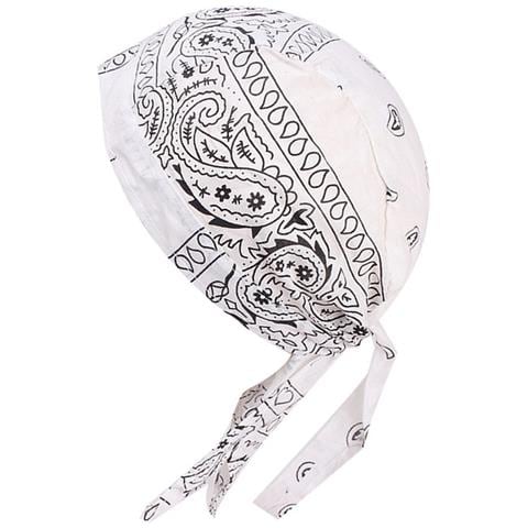 Bandana Multifunzionale In Cotone: Traspirante, Antivento E Perfetta Per Attività All'aperto White - Foto 2