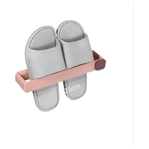 Porta Pantofole Da Parete Senza Trapano - Organizzatore Salvaspazio Per Bagno Pink - Foto 1